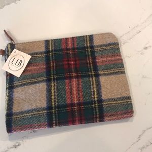 Plaid clutch